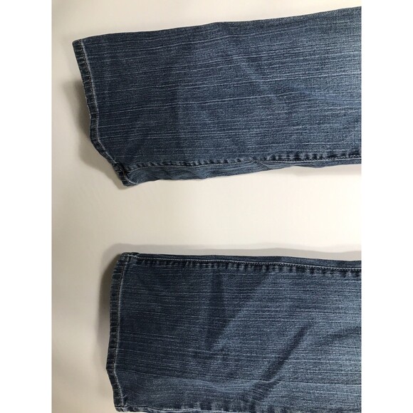 Calvin Klein Jeans Womens 8 Bootcut Stretch Lean Boot Blue Denim Pants Cotton - Picture 5 of 10